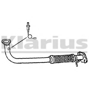 MG GEX33713 Exhaust Pipe